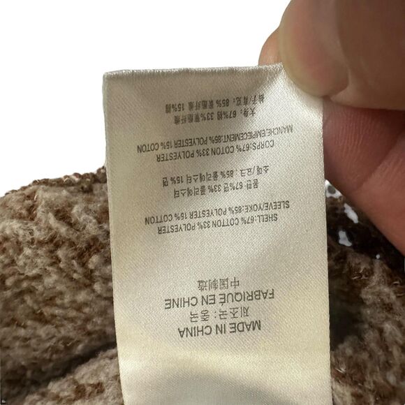 Hooey Pullover Sweater Mens Extra Large Brown Aztec 1/4 Snap Western Outfitter - Picture 7 of 11